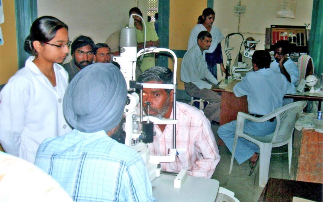 Patienten-Screening, Neu Dehli, Indien